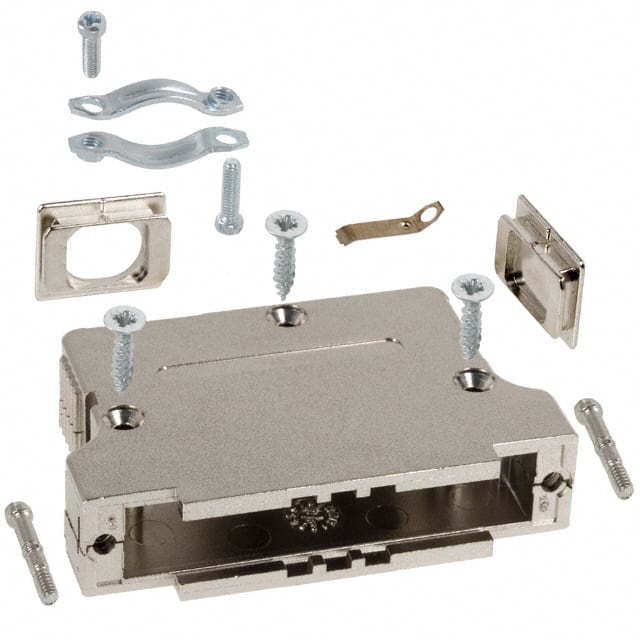 982-037-020-121 NorComp Inc.  Capots de connecteurs D-Sub en forme de D